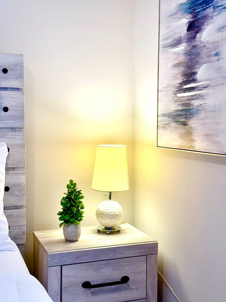 Comfortable queen-size bed