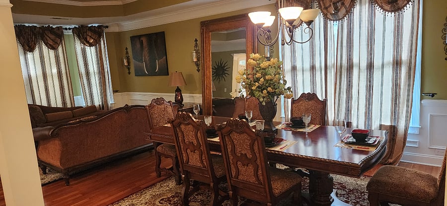 Formal Dinning and Livingroom area