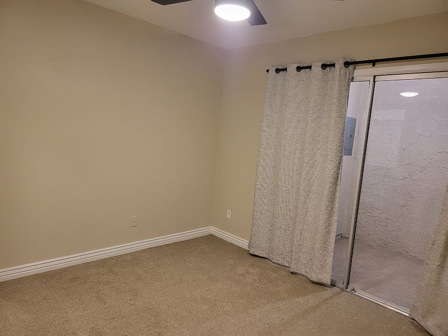 View of enclosed storage area outside the bedrooms