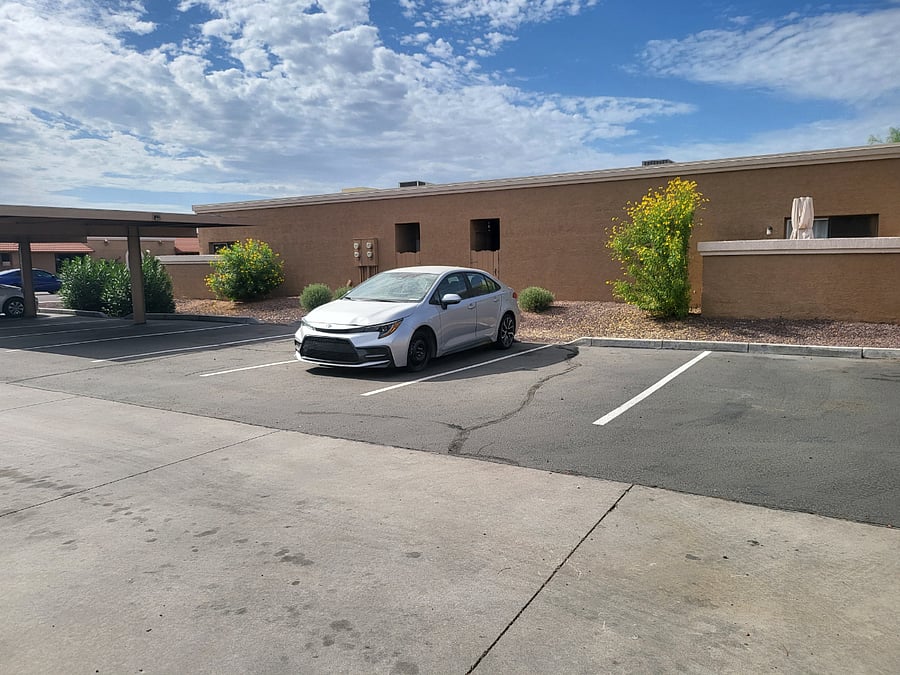 Additional open parking