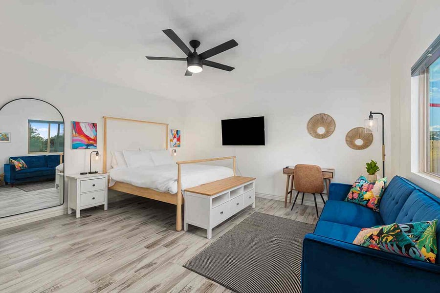 Main view of casita sleep area