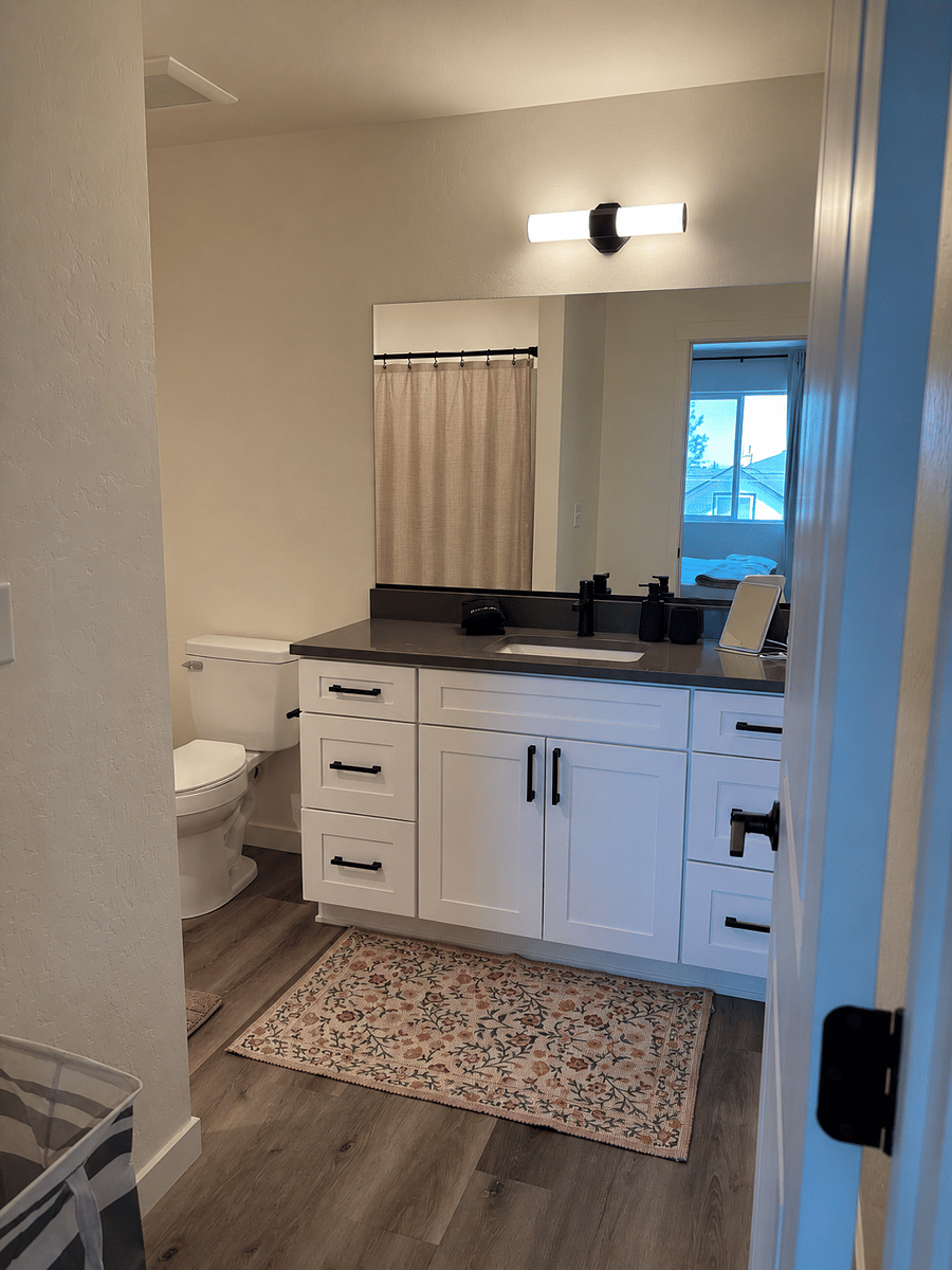 Large Master Bathroom with walk in Shower