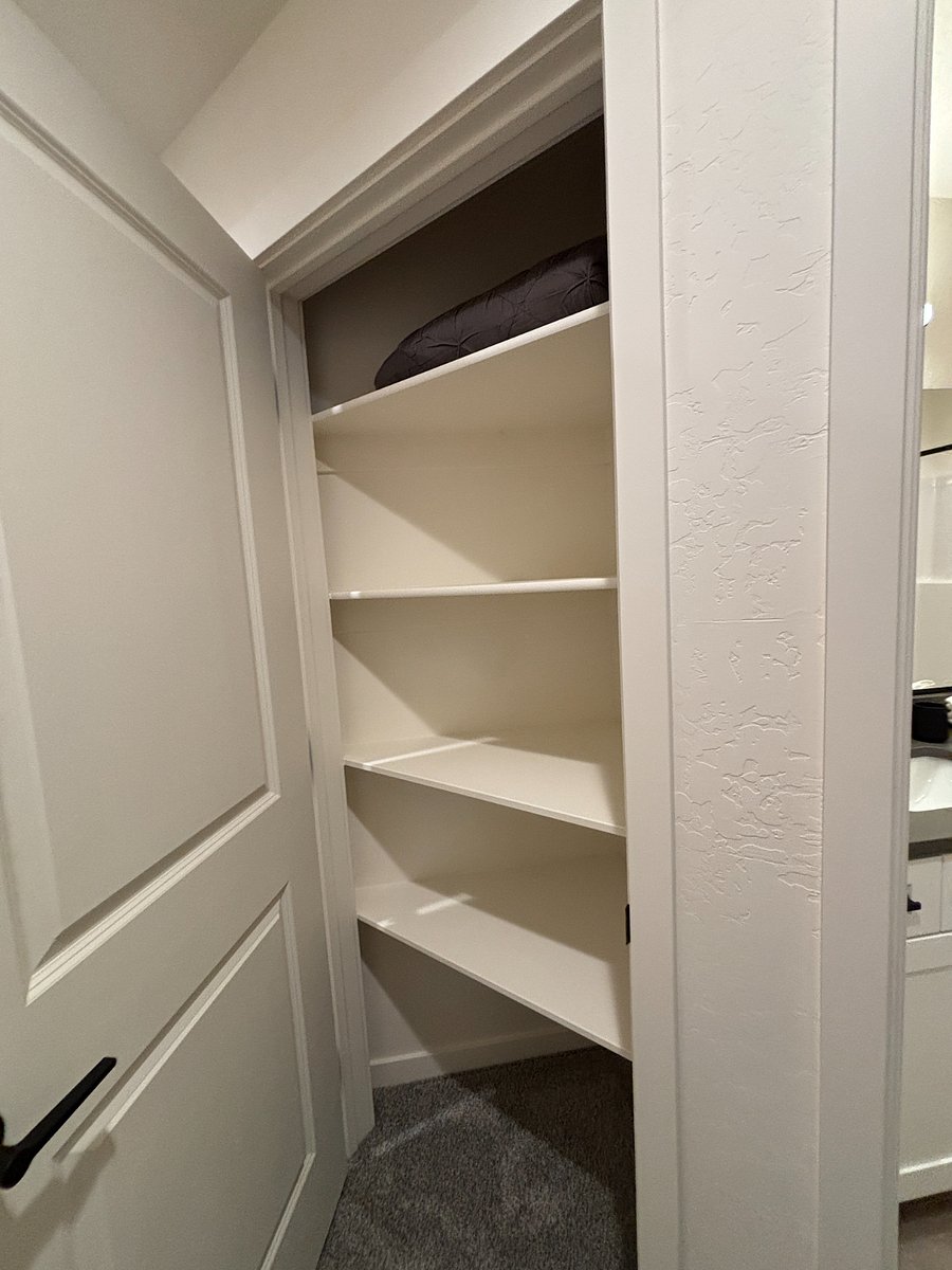 Large upstairs linen closet