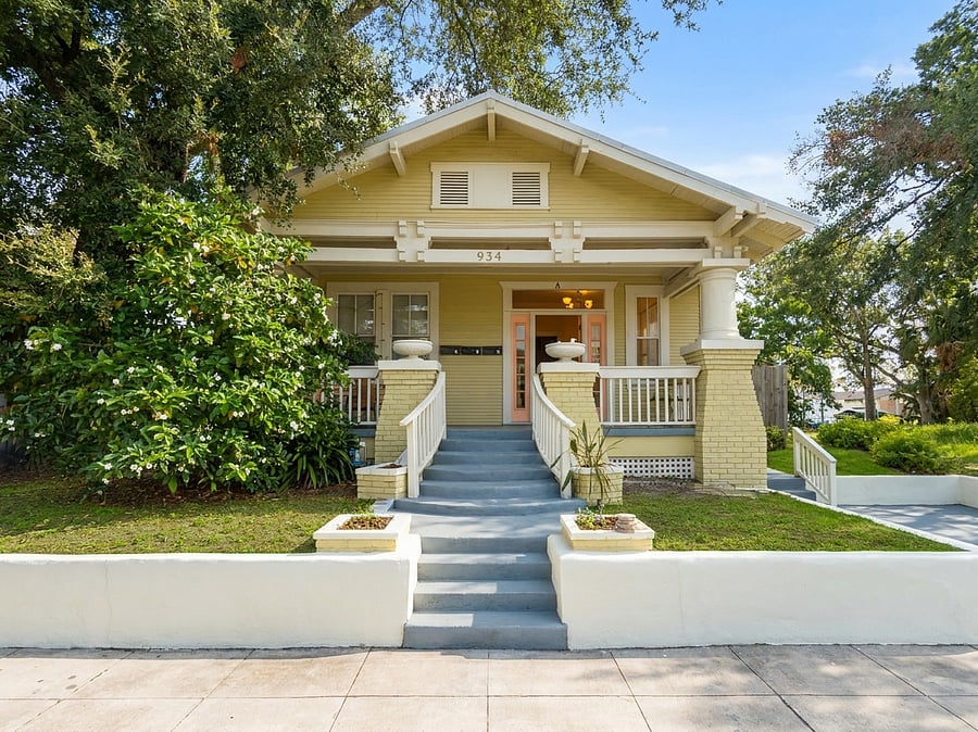 Front Steps of the Bungalow