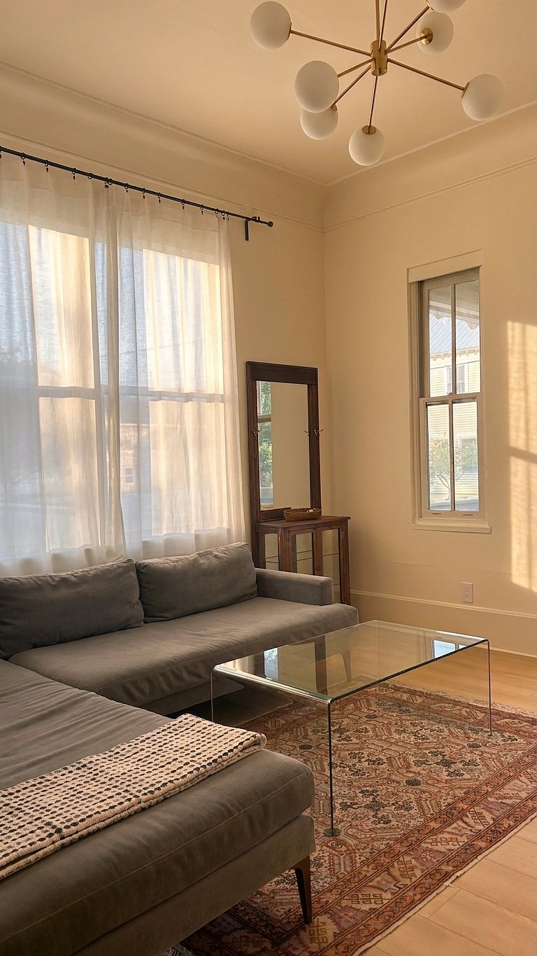 Living Room with Oversized Sectional