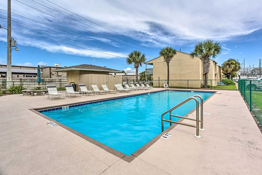 1 of the 11 pools on the resort