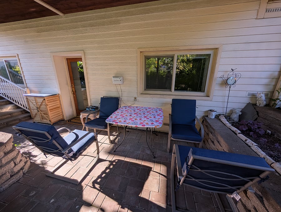 Covered patio