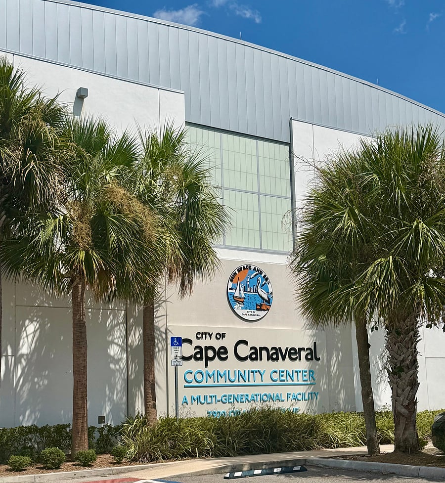 Community Center Across Street with Indoor Walking Trail and Exercise Equipment