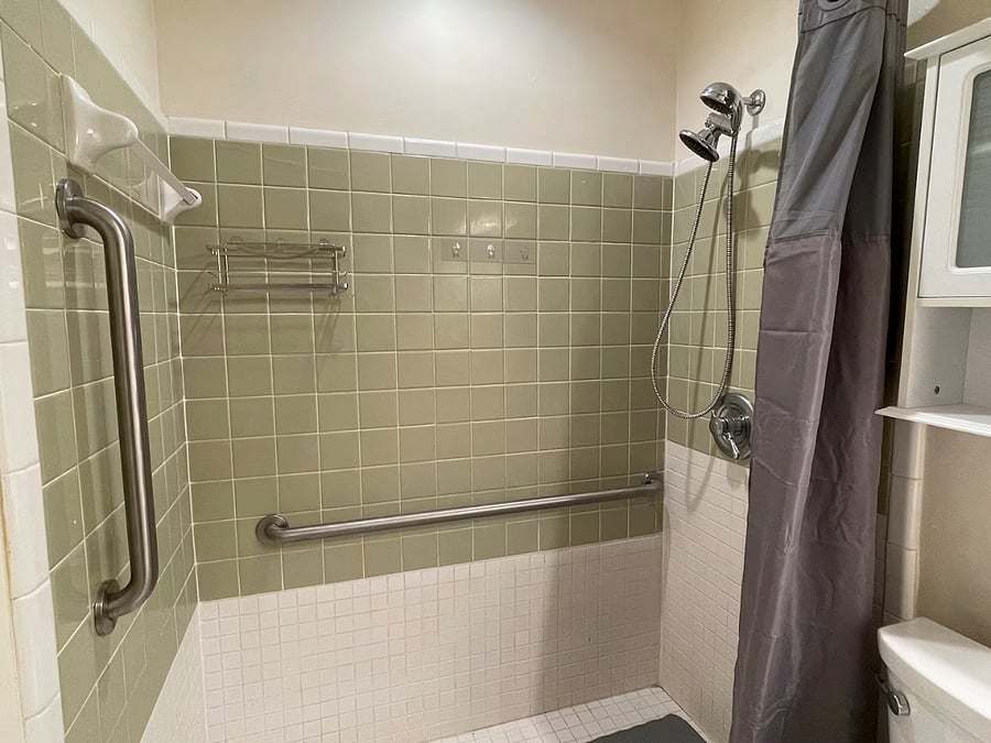 Handi-accessible Shower, Spare Bath