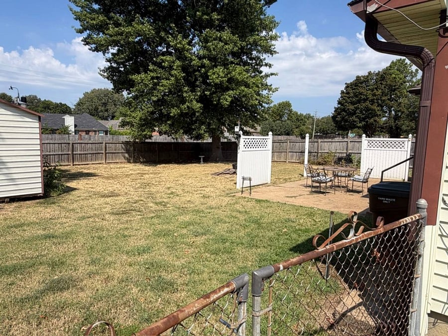 Back yard, Patio