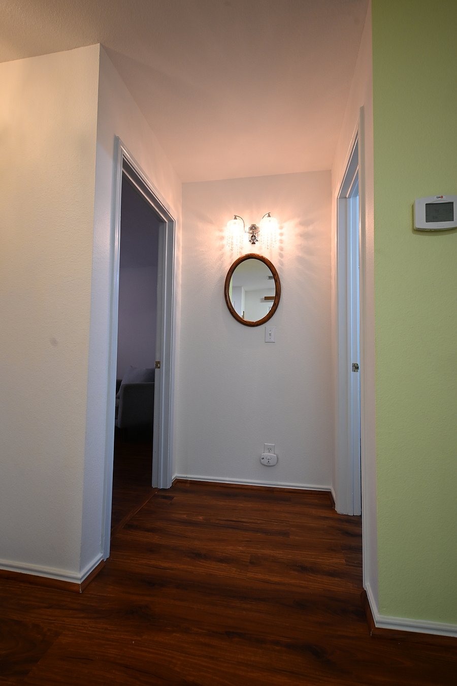 Entry to the Downstairs Bedroom And Bathroom
