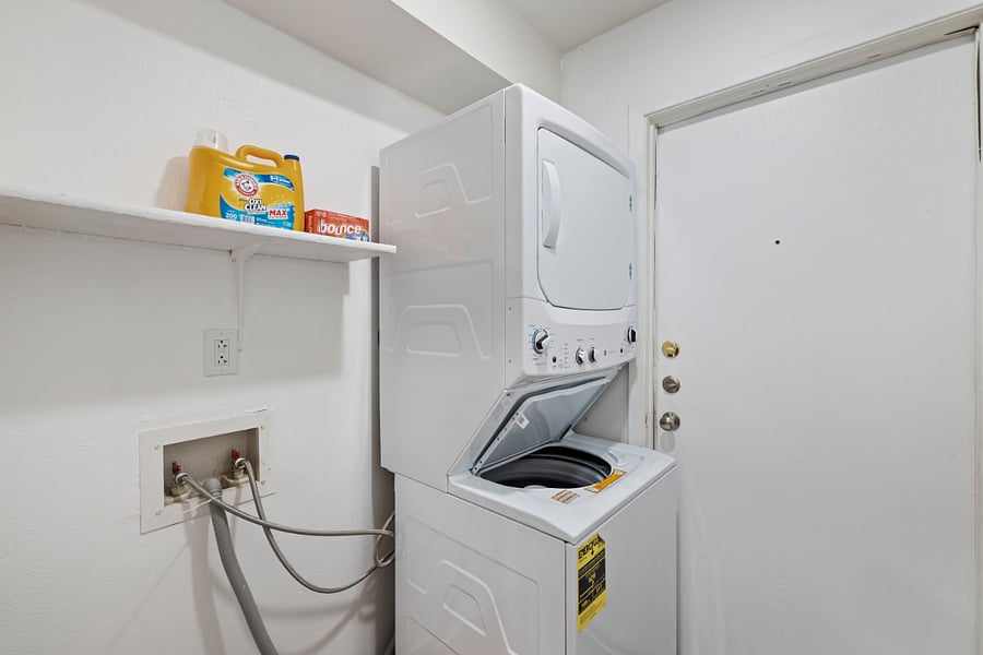 In-unit laundry
