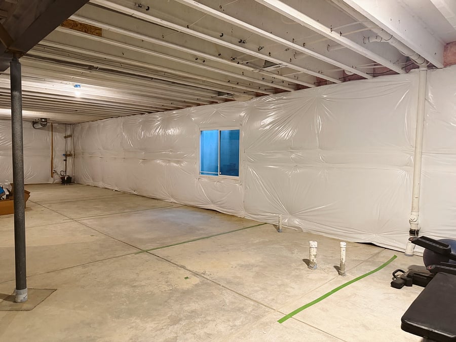 The basement for tons of storage.