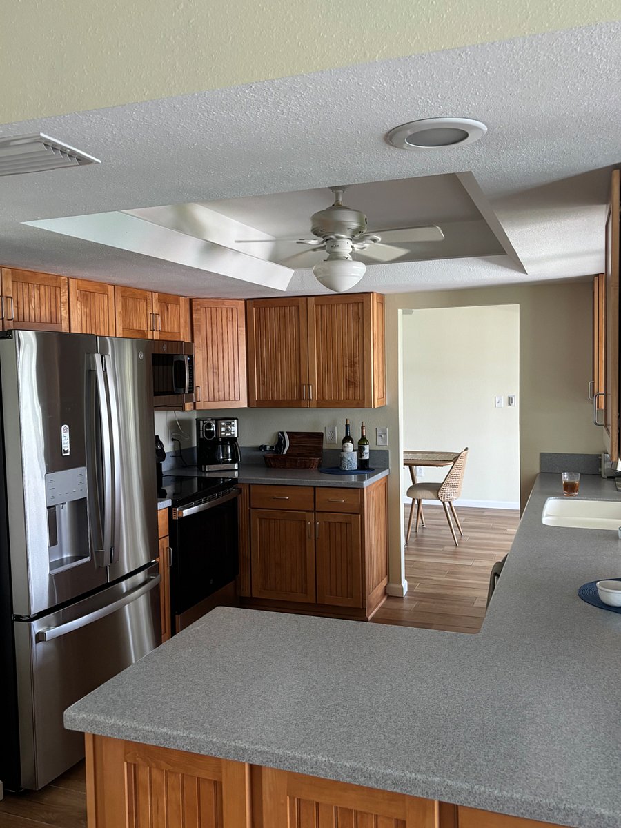 kitchen with all new appliances