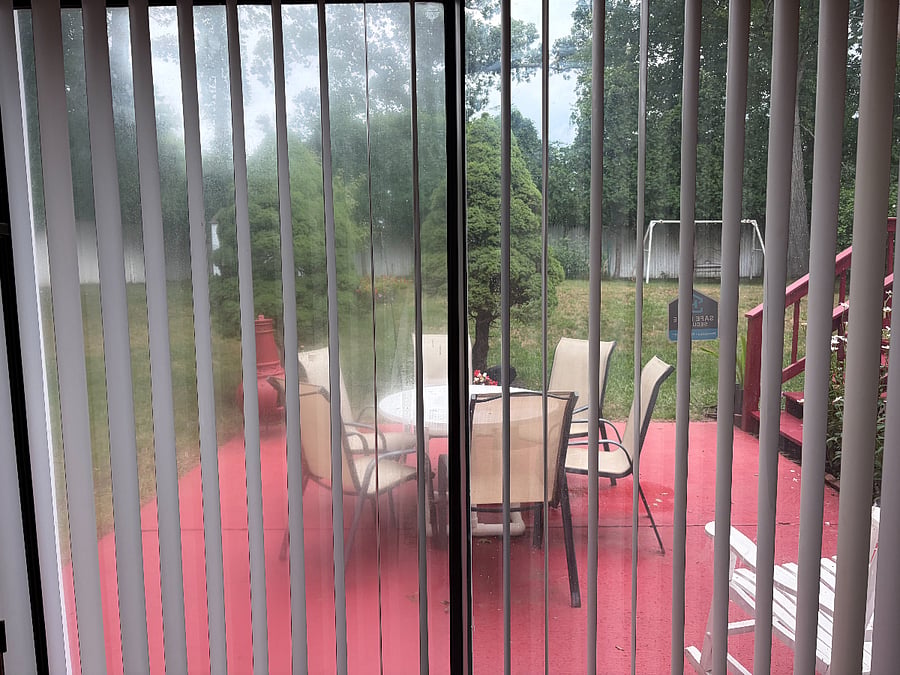 Outdoor patio and yard