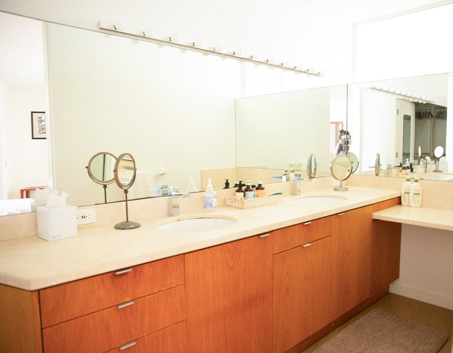 en-suite bathroom in master bedroom