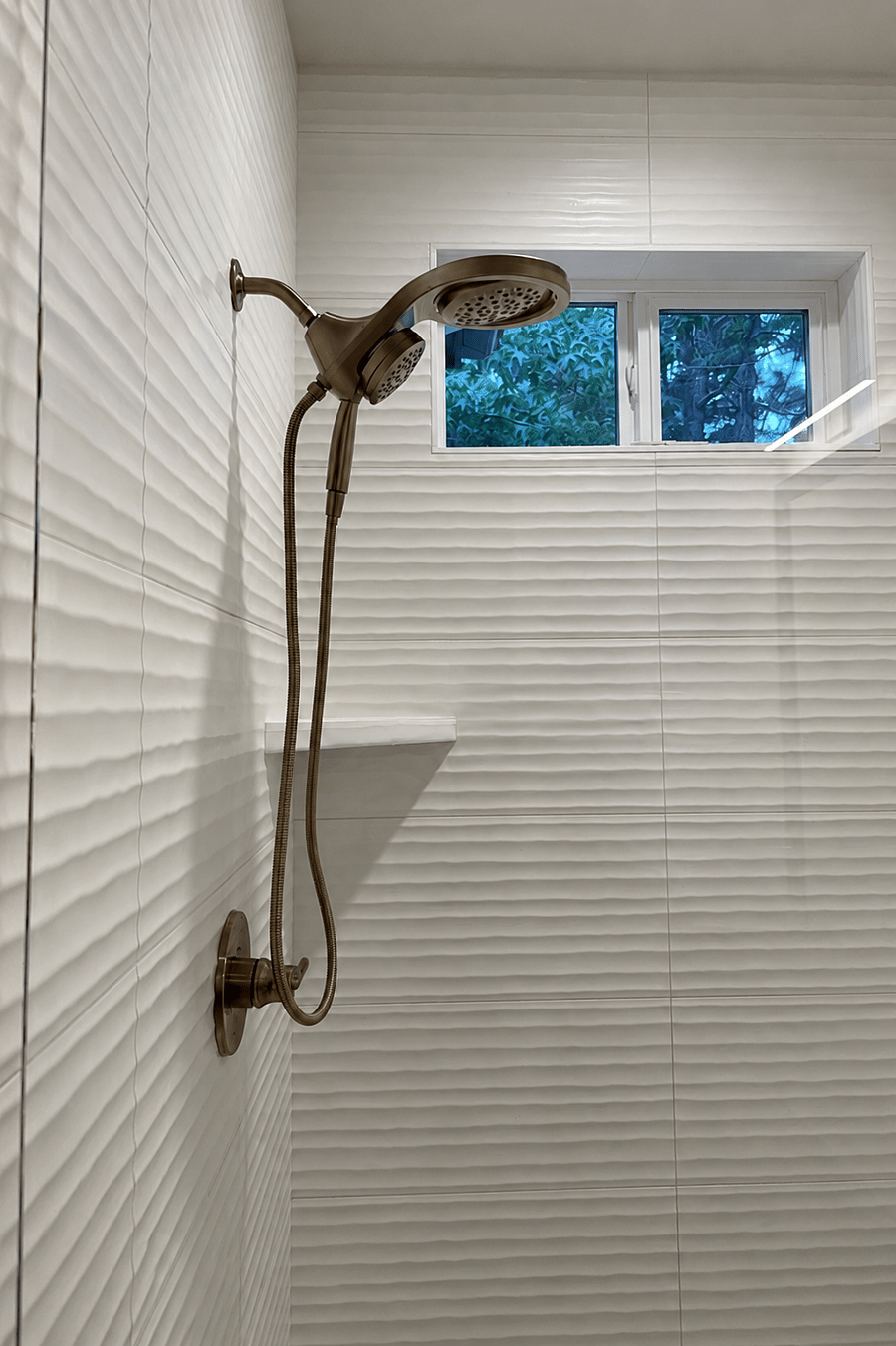 Master shower