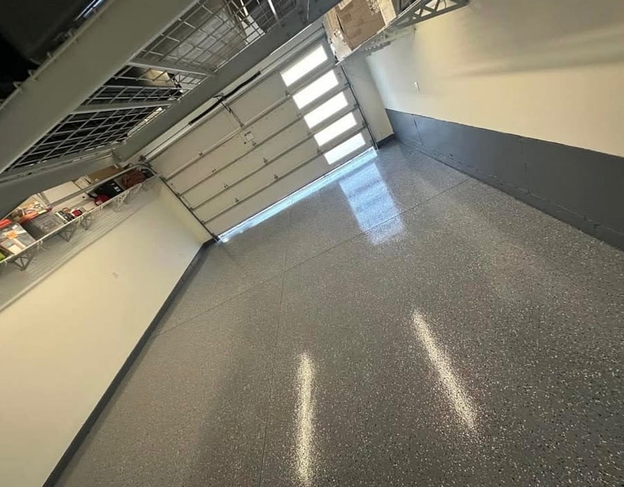 Shared garage.