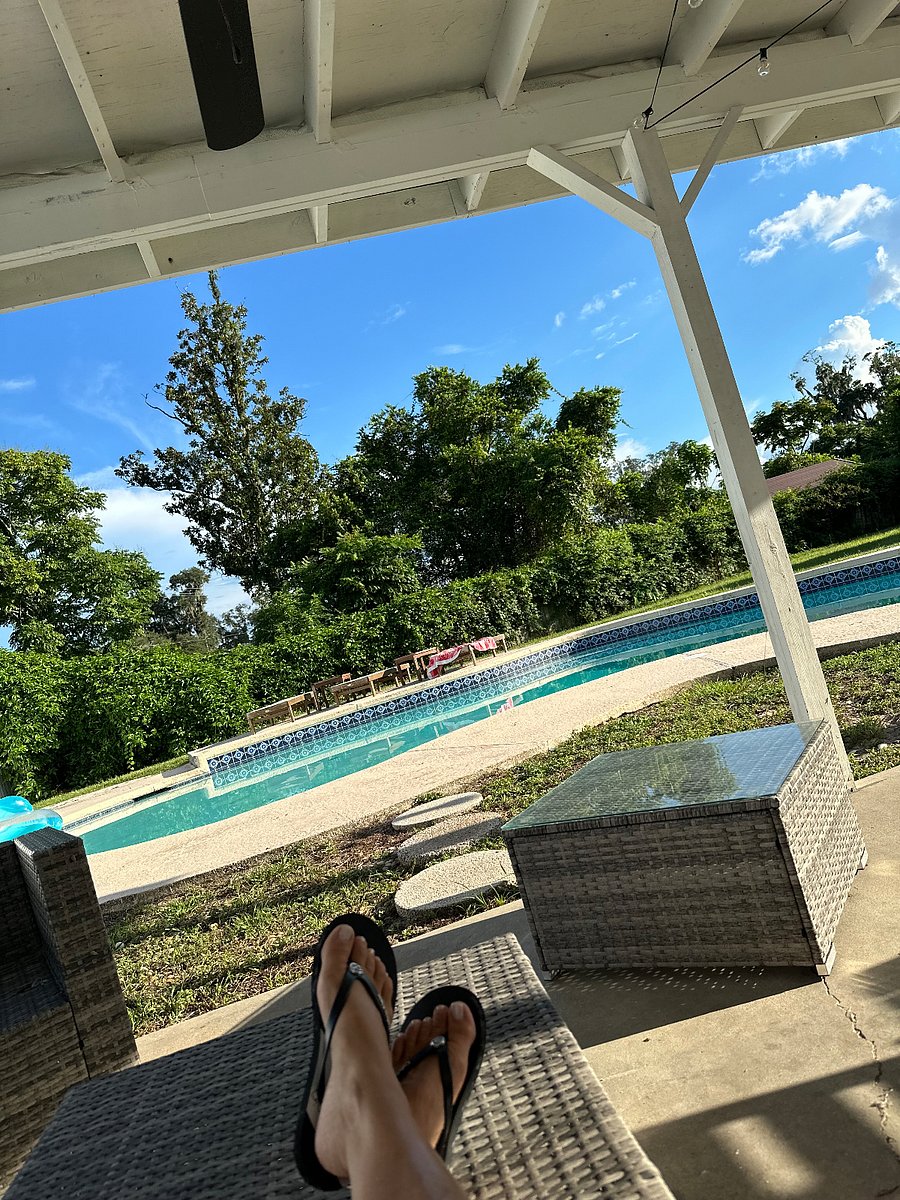 Pool View from the Outdoor Covered Patio