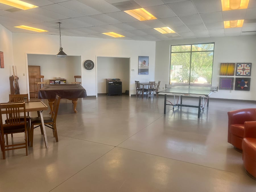 Community game room.