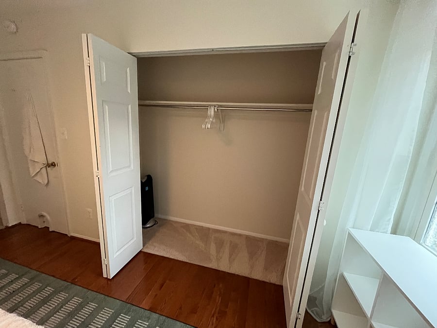 Master bedroom closet