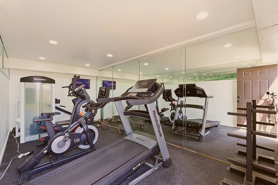 Shared gym room