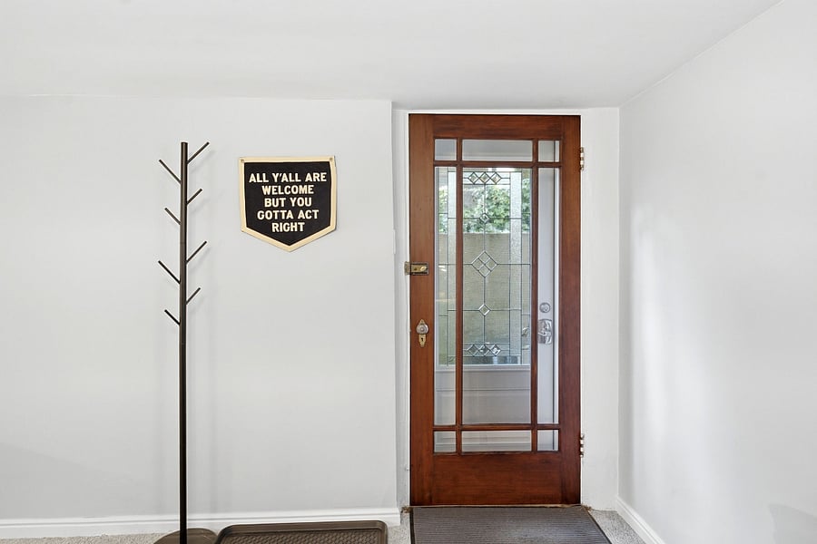 Entryway, Screen Door, and Insulated Exterior Door