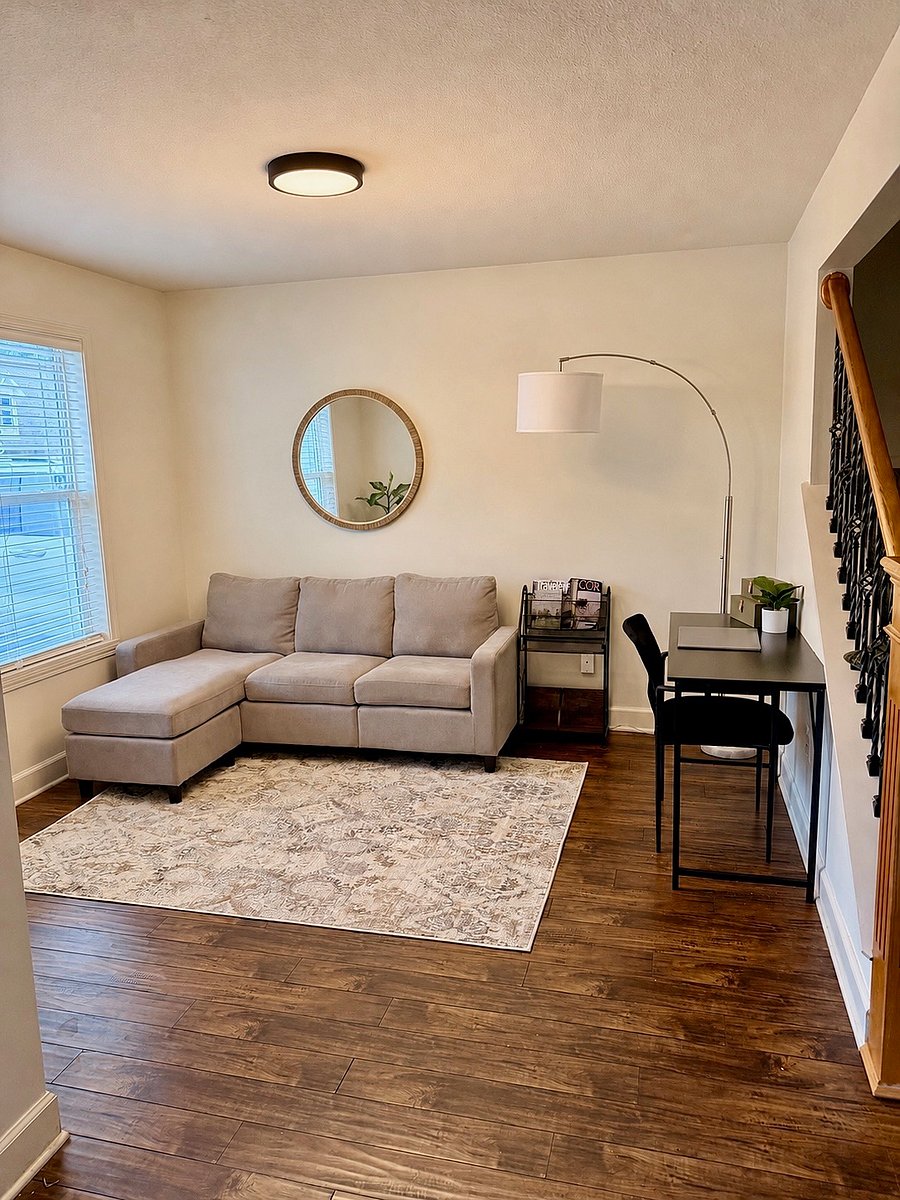 Sitting Area and Workspace