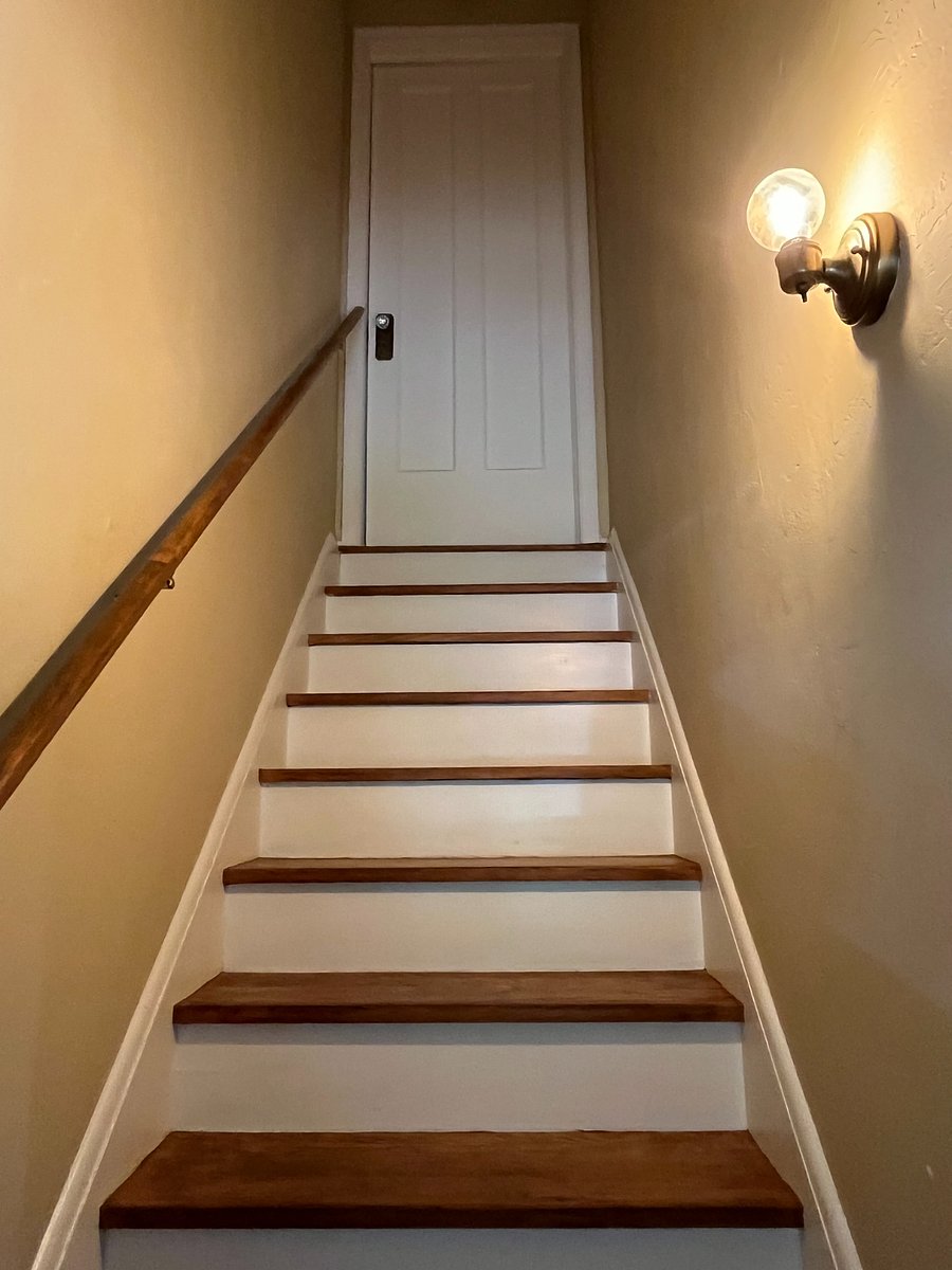 stairs leading up to living space