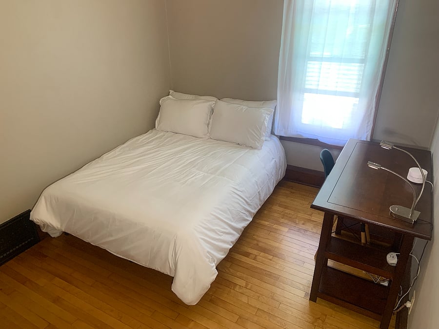 Second Bedroom: In this photo it's configued with a full size bed. This bedroom is flexible based on how you'd like to use it.