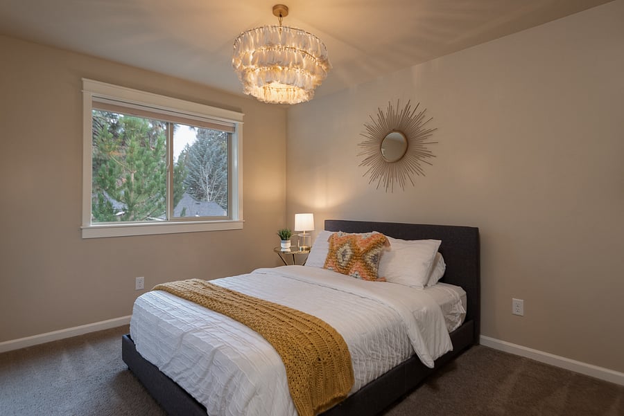 Bedroom #2 with Queen Bed and Closet