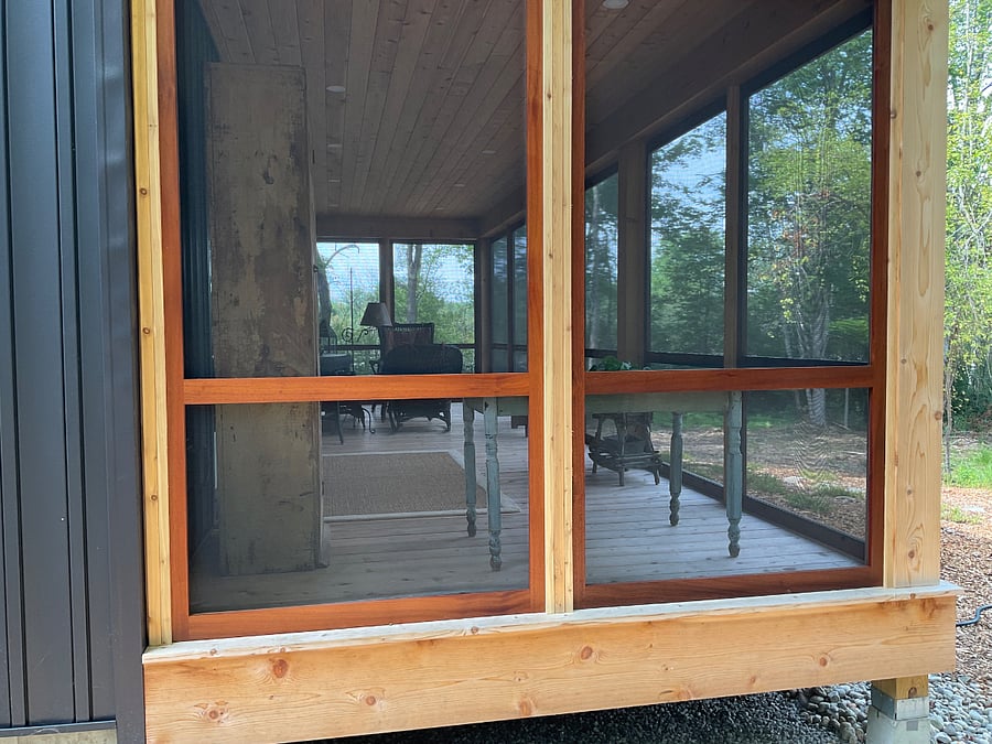 Screened in porch