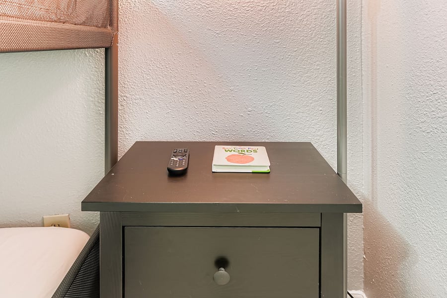 Night stand in kids room.