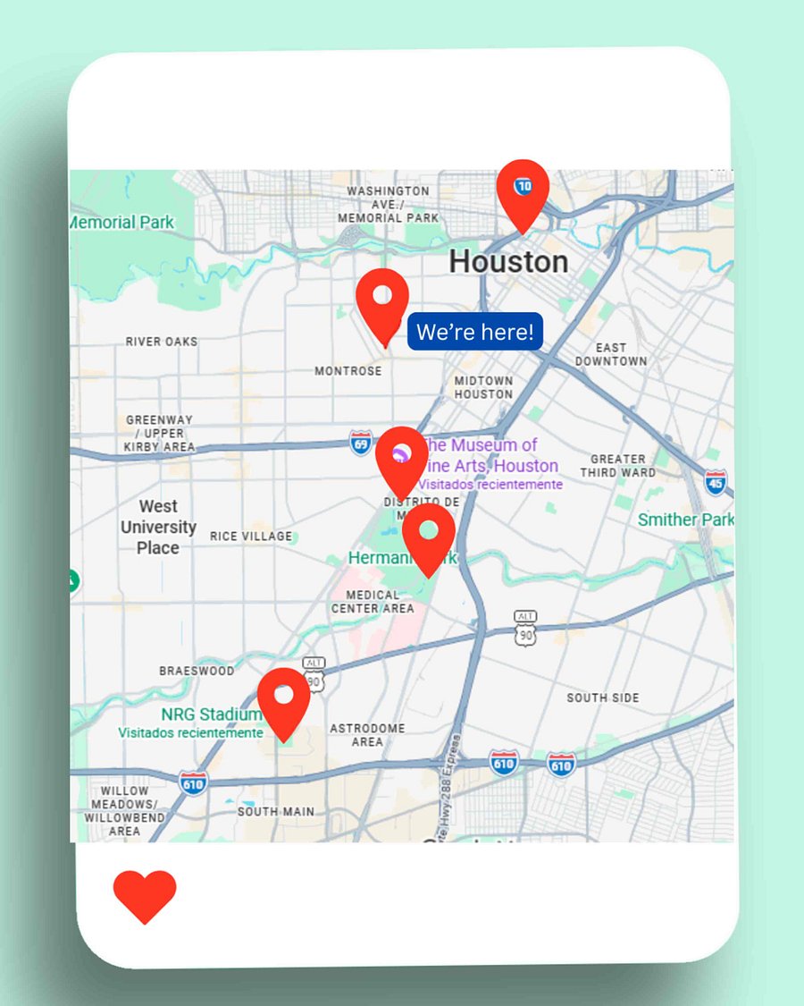 NRG Stadium Approx. 13 minutes Houston Museum District Approx. 5 minutes Houston Zoo Approx. 7 minutes Downtown Aquarium Approx. 10 minutes
