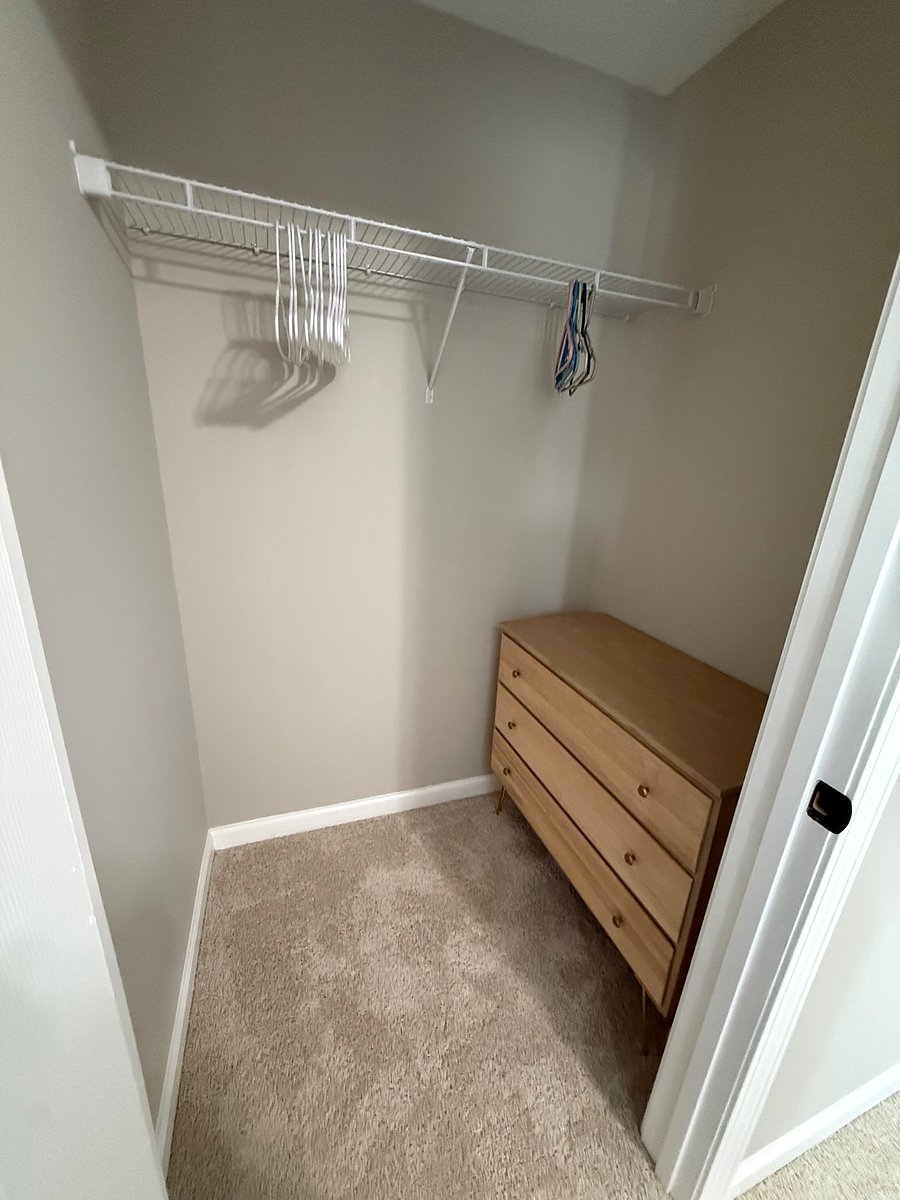 Bedroom # 2 walk in closet with dresser