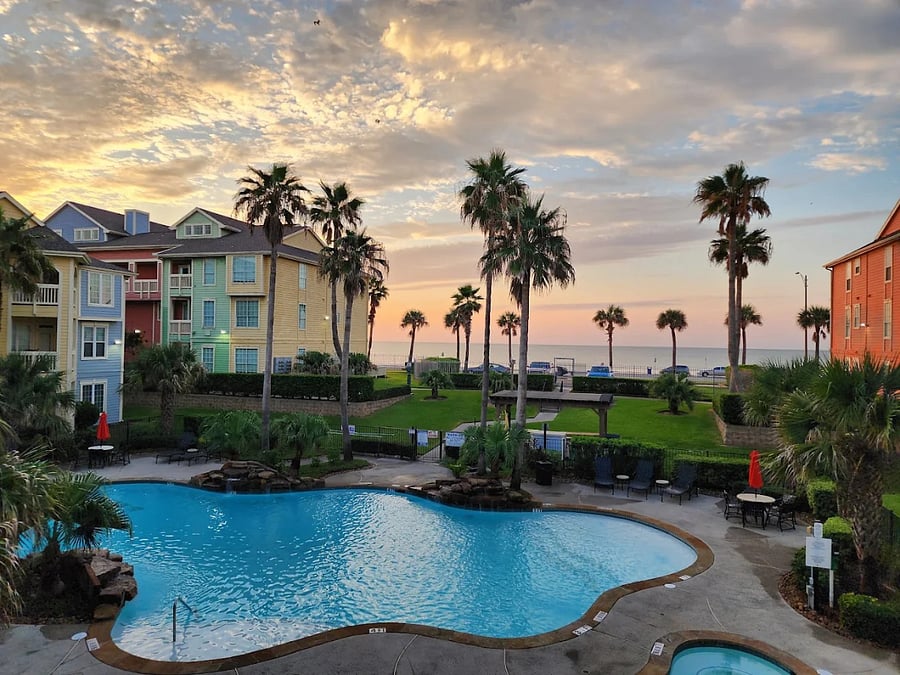 Pool #2 at Sunset