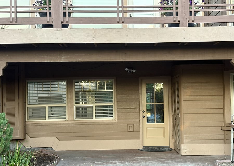 This is the private entrance to the property.