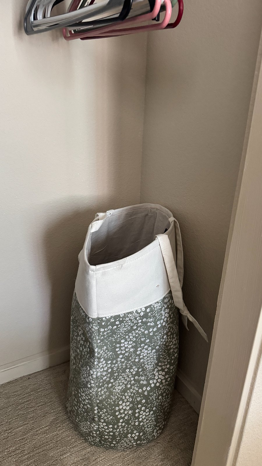 Laundry Hamper in closet