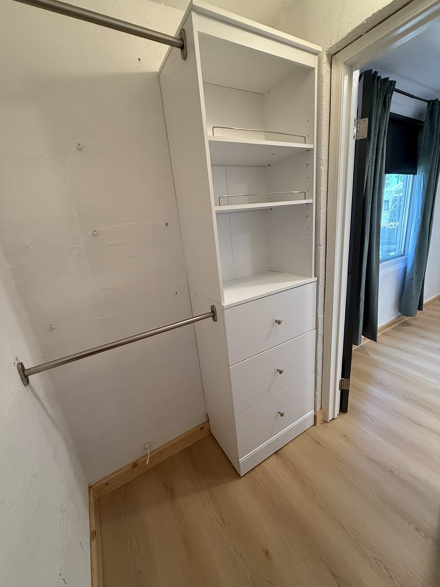 Walk-in closet.
