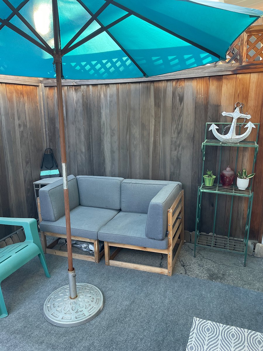 Private outdoor patio