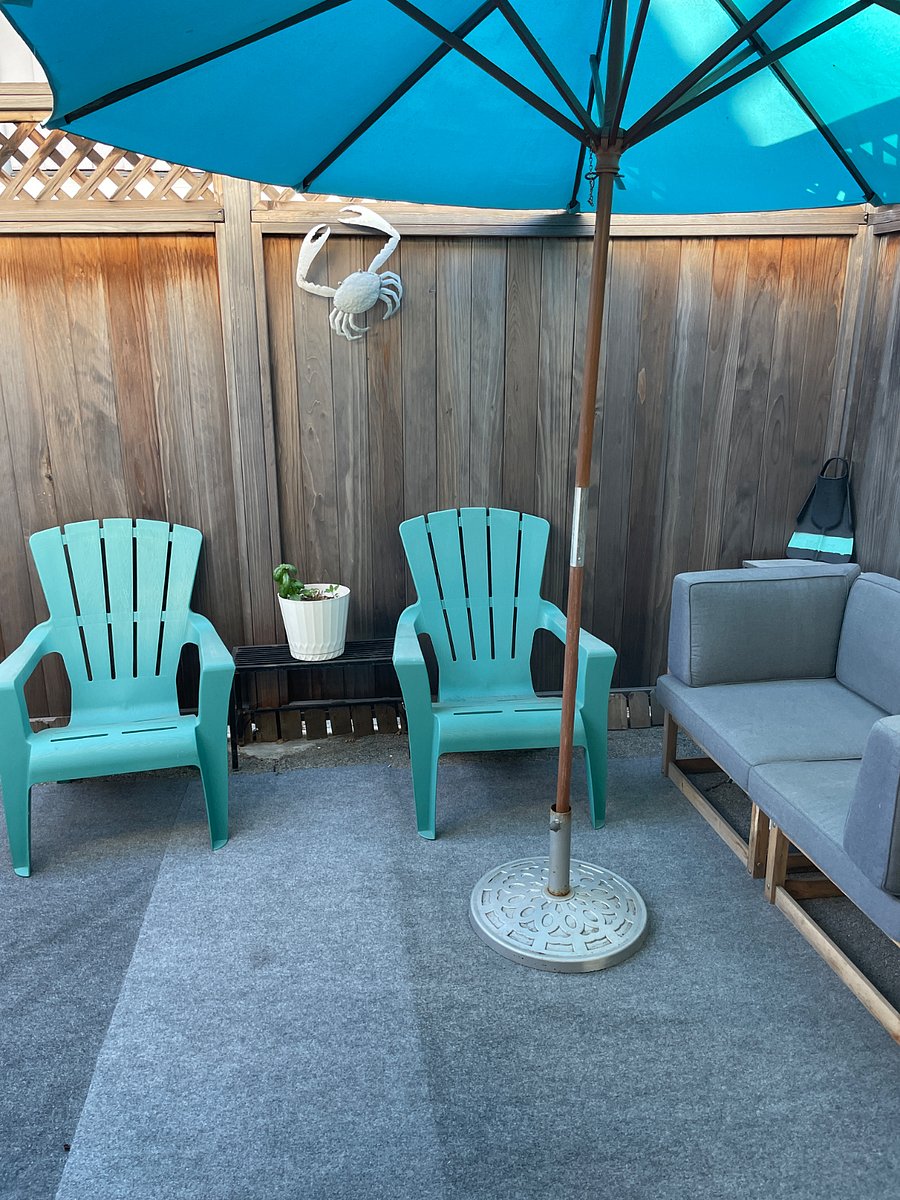 Private outdoor patio