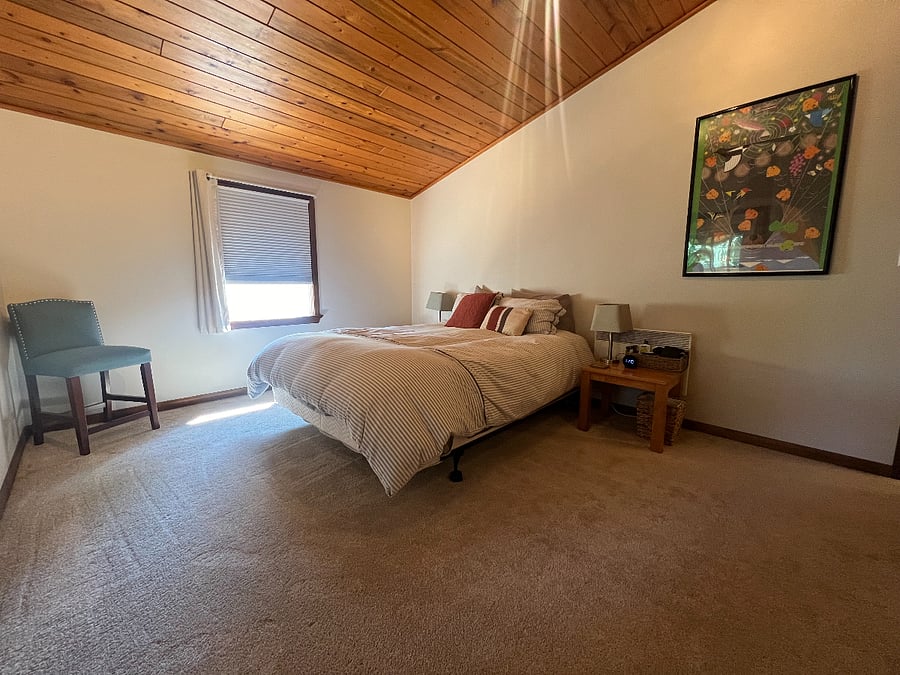 Main Bedroom with Vaulted Ceilings
