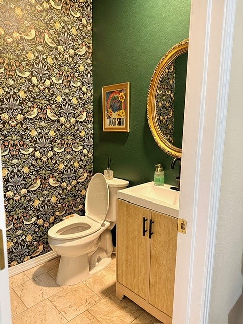 First floor half bathroom