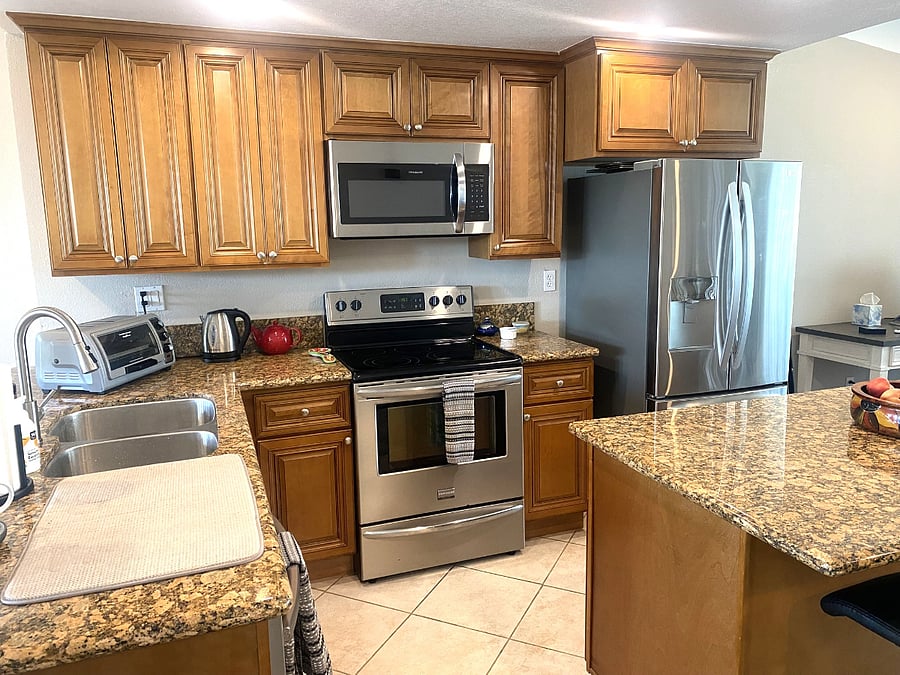 Kitchen upstairs for light cooking