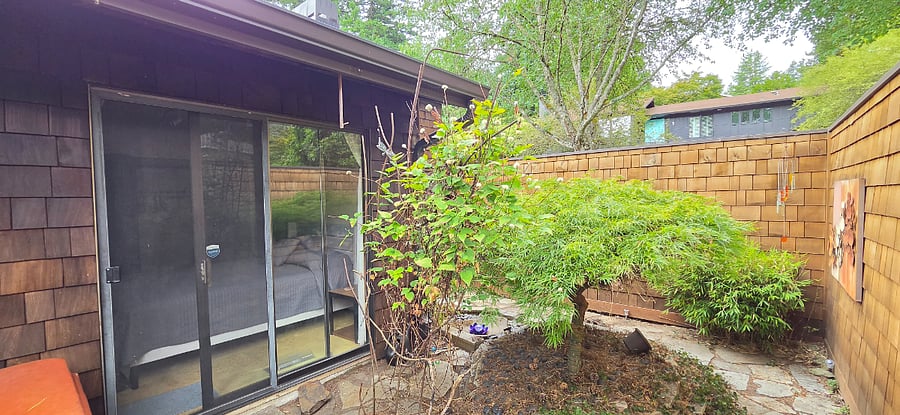Courtyard outside your room