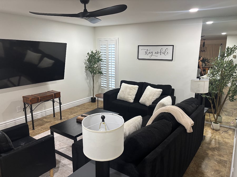 Big 65" TV.