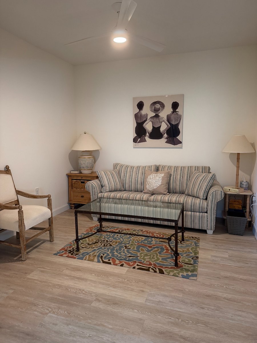 Den - Pull out queen sleeper sofa. Has pocket door for privacy