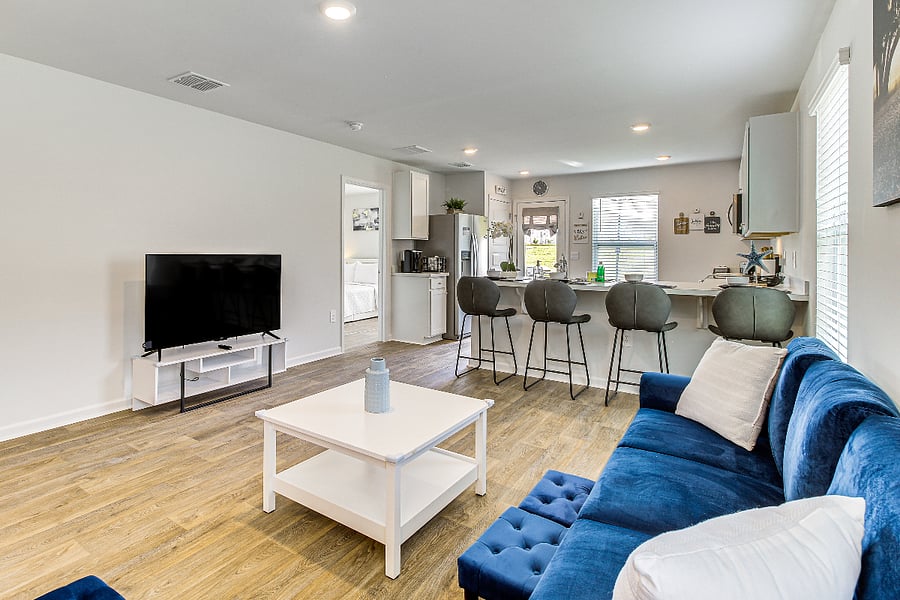 Living Room / Kitchen / Dining Area