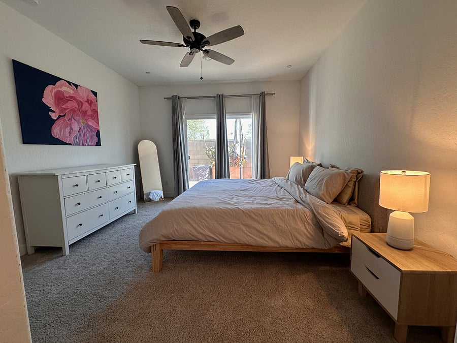 Master bedroom with King Bed