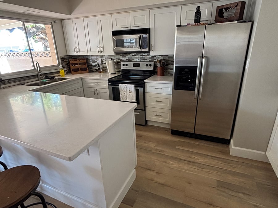 Fully stocked kitchen 
